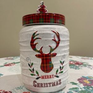 Magenta Merry Christmas canister